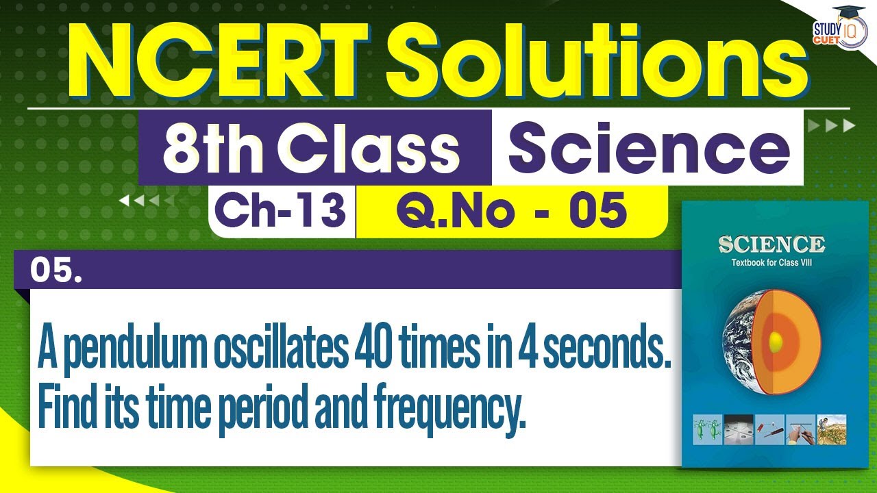 NCERT Solutions Class 8 Science Chapter 13 Question No. 5 | Sound - YouTube
