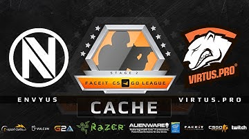 EnVyUs vs Virtus.pro - Cache (FACEIT League 2015 Stage 2 EU)