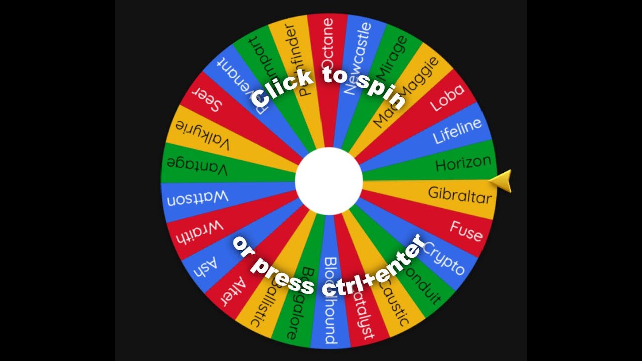 THE WHEEL OF APEX LEGENDS!