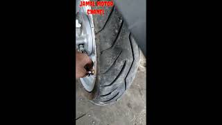 cara mengatasi ban tubeless tertusuk paku besar