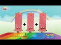numberblocks triple same addition 101 to 110 | learn to count | #mathsforkids @ColorArt_id