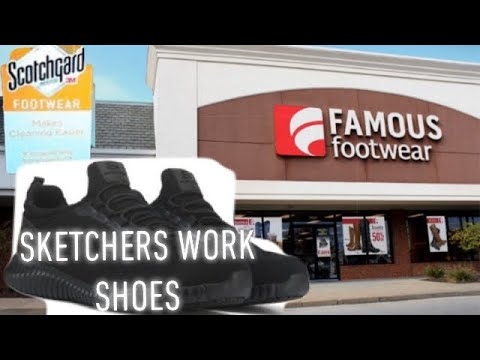 famous footwear skechers work shoes