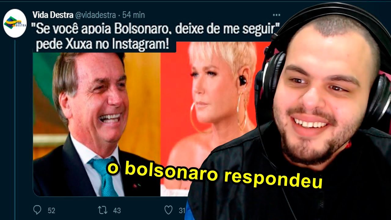 XUXA NÃO QUER SEGUIDORES BOLSOMINIONS