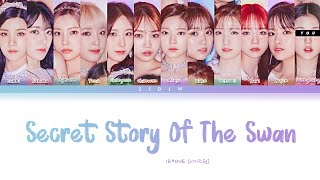 IZ*ONE || Secret Story of the Swan but you are Wonyoung (Color Coded Lyrics Karaoke)