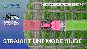 How to use Straight Line mode on AG360 Autosteer