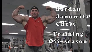Video Of Bodybuilder Jordan Janowitz Showing Us How He Trains His Chest In The Off-season