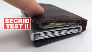 US dollar Christus kruising SECRID Slim Wallet Max Storage Test You Won't Believe.. - YouTube