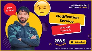 AWS Tutorials - 159 - Simple Notification Service - Why should we use SNS - Configurations - (Hindi) screenshot 4