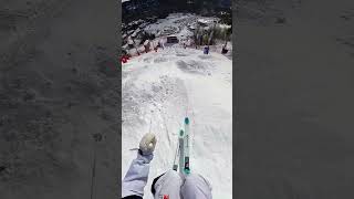 Gopro | World Cup Mogul Skier's Pov 🎬 Rasmus Stegfeldt #Shorts #Skiing