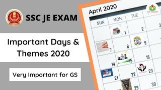Important Days & Their Themes | April 2020 | Current Affairs 2020 | For All Competitive Exams