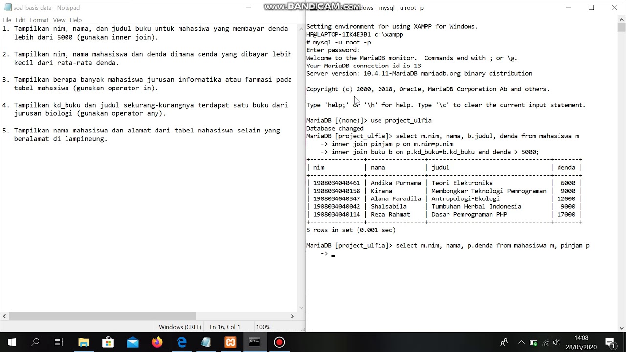 5 soal sintaks query SQL - YouTube