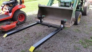 Titan Clamp On 1500 Lb Forks For My Deere 4100