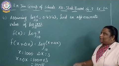 XII -  MATHS - TN SAMACHEER - Differentials and Partial Derivatives Ex.8.2 Q.No.3,4,5,6 and 7