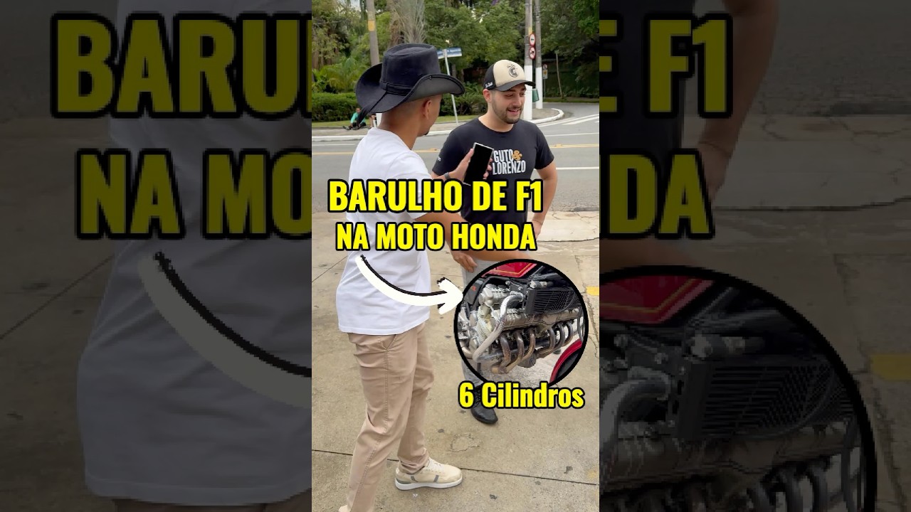 CBX 6 CILINDROS - RONCO DE F1 #ocaradochapeu. #automobile #honda #carros #motos