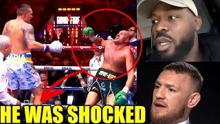 MMA Community react to ONE OF THE GREATEST BOXING FIGHT Oleksandr Usyk vs Tyson Fury,Jon Jones,Conor screenshot 5