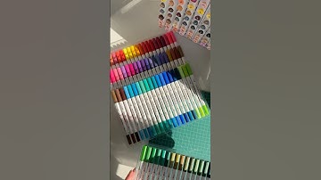 Asmr Unboxing of markers #unboxing #asmr #asmrunboxing #marker #artist #art #fantasycoloring