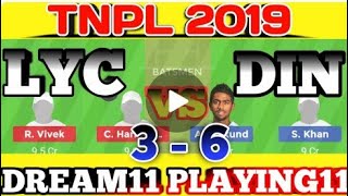 LYC Vs DIN TNPL 2019 screenshot 4