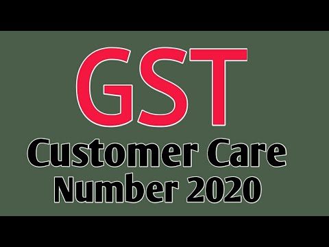 GST Customer Care Number 2020