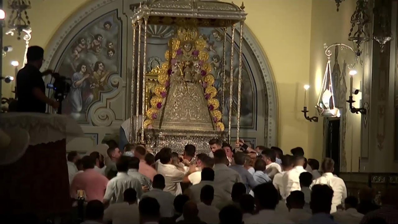 Virgen del Rocío procesión de Reina por Almonte 2022. Programa Canal Sur