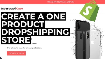 How To Build A One Product Dropshipping Store with Shopify (2022)