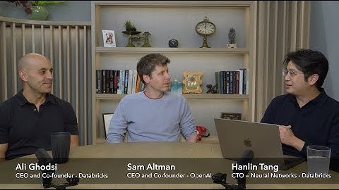 Sam Altman and Ali Ghodsi: OpenAI + Databricks, AI Agents in the Enterprise, The future of GPT-OSS
