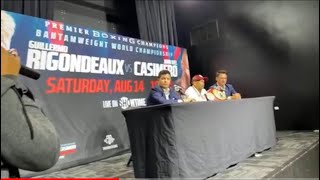 Casimero after win press conference