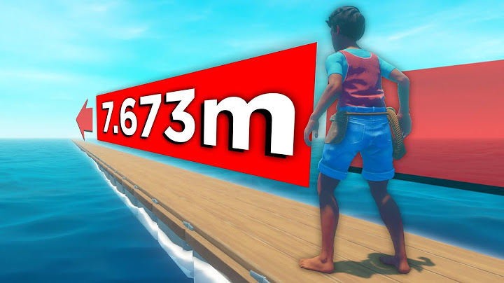 Est-ce que je peux faire un radeau qui fait le tour du monde sur Raft ?