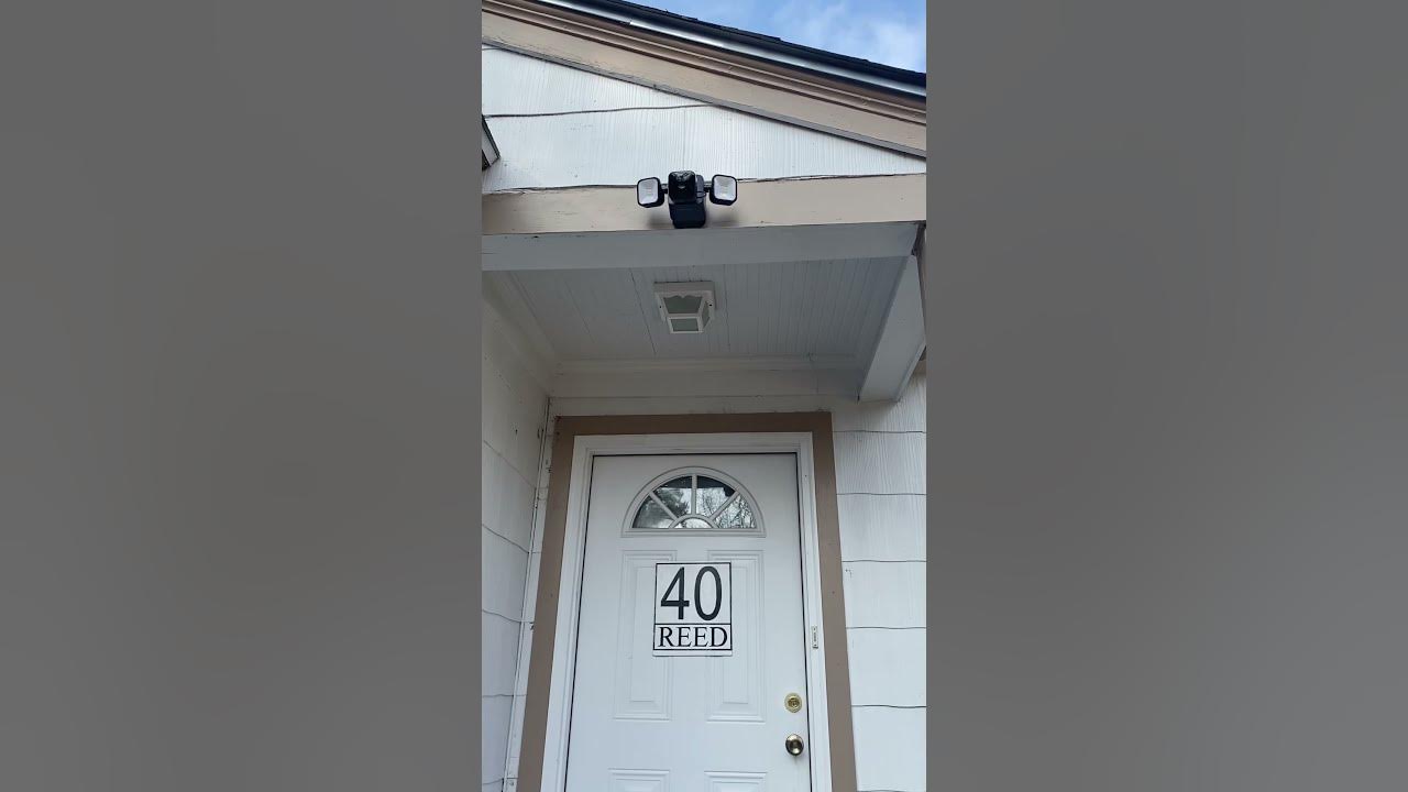 Blink Camera/ Flood light installation YouTube