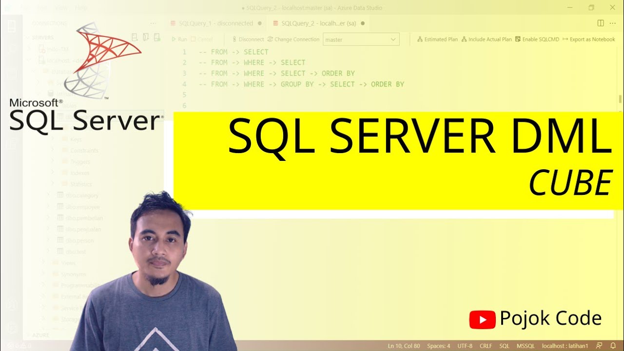 SQL SERVER DML TUTORIALS #24 CUBE - YouTube