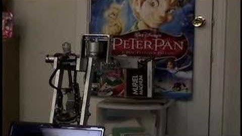 A robot training session