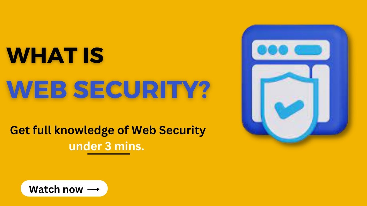 Web Security!   | Best video | Knowledgeable Contents | Web Security |  Security