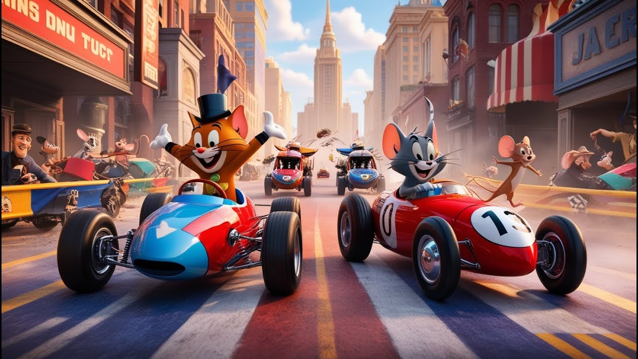 Tom Derry Racing Tom & Jerry: The Great City Race Adventure - YouTube
