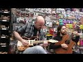 Soprano electric guitar in Music Minds Music Shop In Dublin, Ireland.