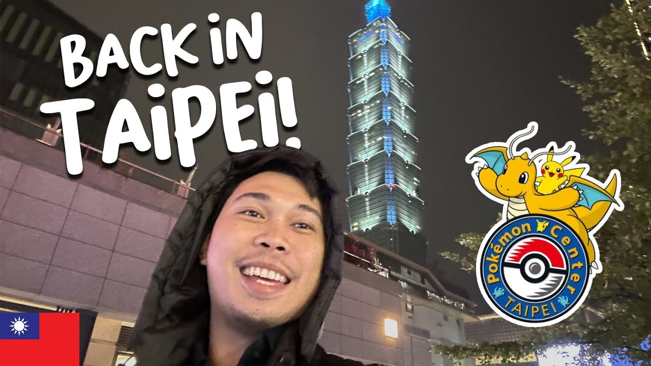 Возвращаемся в Тайбэй! | Симэньдин и Центр покемонов в Тайбэе, Тайвань, приключения 🇹🇼