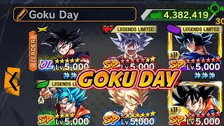 Goku Day Special Goku Only Team!!!