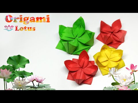 Video: Cara Membuat Teratai Dari Modul Origami