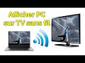 Comment connecter mon pc  ma tv samsung en wifi afficher cran pc sur tv sans fil