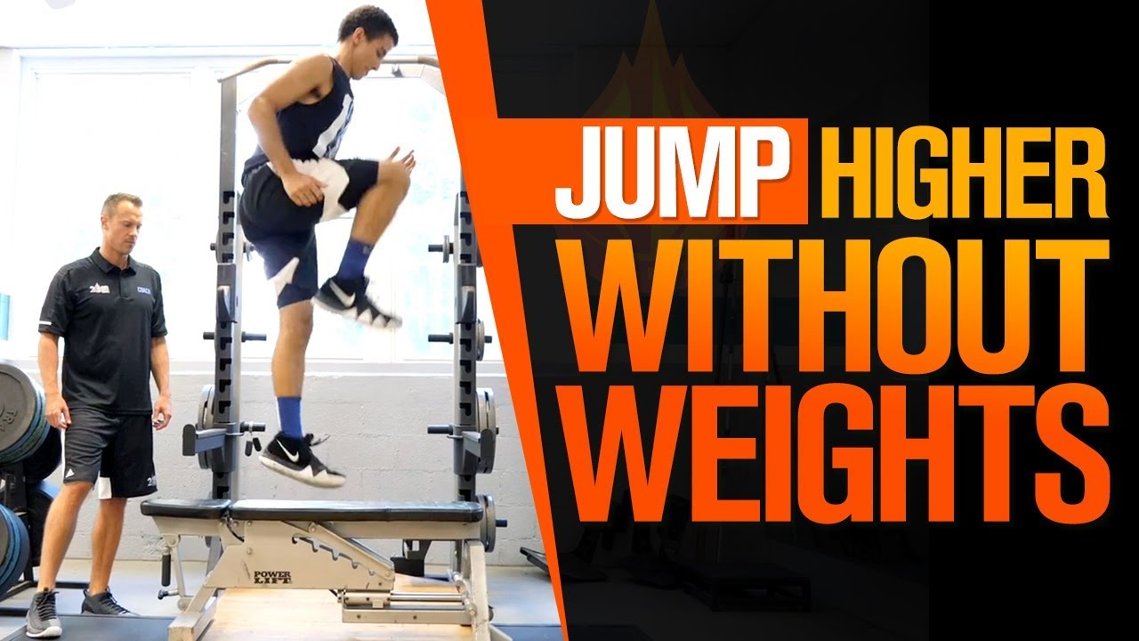 How To Jump Higher WITHOUT Lifting Weights - YouTube