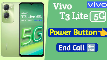 power button end call vivo t3 lite | vivo t3 lite power button end call setting | vijay technical
