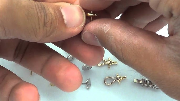 Silverlocks: Silver Locking Earrings Back - Connoisseurs Jewelry Cleaner