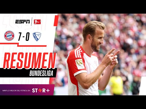 ¡HAT-TRICK DE KANE Y PALIZA INFERNAL BÁVARA PARA SER ÚNICO LÍDER! | B. Munich 7-0 Bochum | RESUMEN