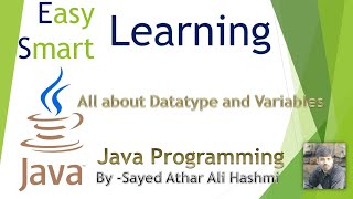 Java Programming | Datatype | Variables | Type Casting | Type Conversion | Athar Hashmi |Hindi| Urdu
