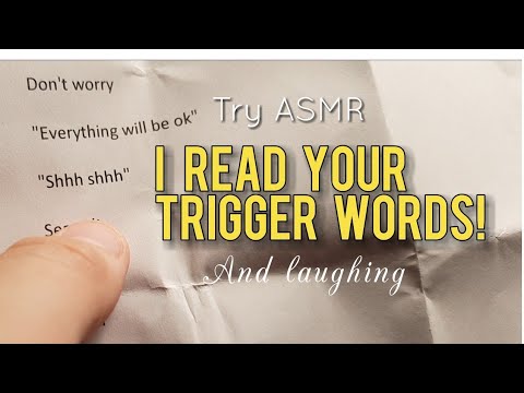 Reading your trigger words - Binaural ear to ear ASMR