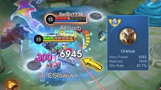 XBORG VS URANUS | SUSTAIN VS SUSTAIN! | WHO IS THE MOST SUSTAIN!? MOBILE LEGENDS