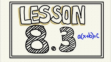 Lesson 8.3 Solving Linear Equations - distributive property - EIA Math 9