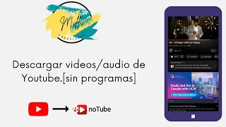 descargar videos/audio de YouTube sin programas