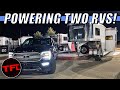 Forget The Generators: The 2021 Ford F-150 Hybrid Can Power Your RV AND Your Neighbor's RV!