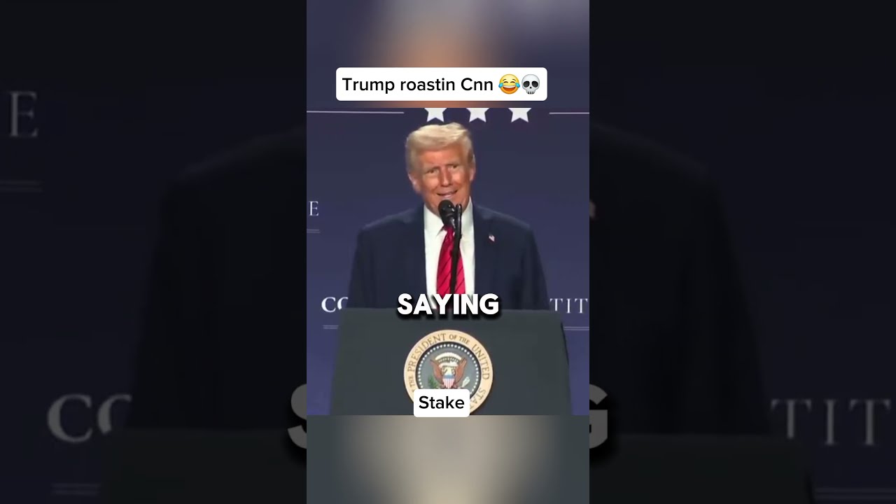 DONALD TRUMP ROASTING CNN 