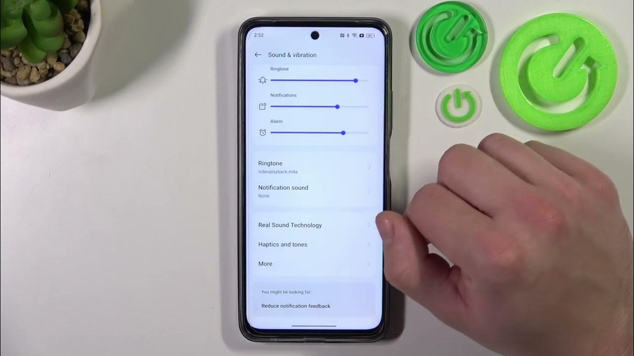 How to Enable & Disable Touch Vibrations on Realme C55 / Vibration