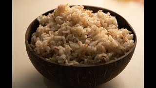 How To Cook Brown Rice in Rice Cooker ? No pre soak water required and cook it instantly.